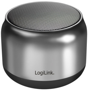 LogiLink Haut-parleur bluetooth V5.1, TWS, gris foncé/noir