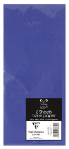 Clairefontaine Papier de soie, (l)500 x (H)700 mm, bleu