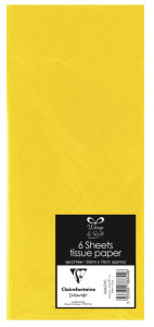 Clairefontaine Papier de soie, (l)500 x (H)700 mm, jaune