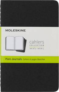 MOLESKINE Notizheft Cahier, P/A6, liniert, Karton, schwarz