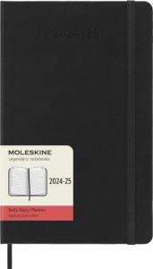 MOLESKINE Agenda 2024/2025, 18 mois, L/A5, noir