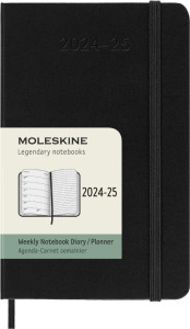 MOLESKINE Taschenkalender 2024/2025, 18 Monate, P/A6,schwarz