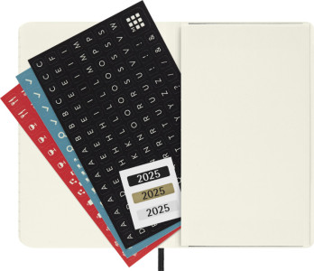 MOLESKINE Taschenkalender 2025, Monat, P/A6, Softc., schwarz