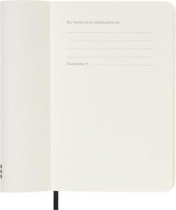 MOLESKINE Taschenkalender 2025, Wochen, P/A6, Softc.,schwarz