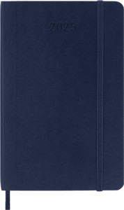 MOLESKINE Taschenkalender 2025, Wochen, P/A6, Softcover,blau