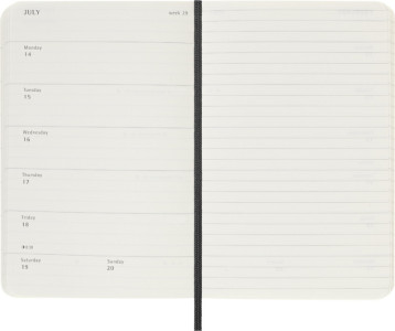 MOLESKINE Taschenkalender 2025, Wochen, P/A6, Softcover,blau