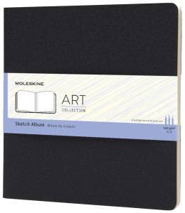 MOLESKINE Skizzenalbum, P/A6, 120g/qm, Karton, schwarz