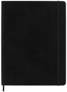 MOLESKINE Carnet souple, XL/A4, quadrillé, noir