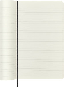 MOLESKINE Carnet souple, L/A5, uni, noir