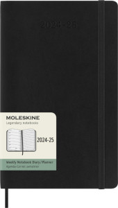 MOLESKINE Agenda 2024/2025, 18 mois, XL/A4, noir