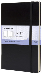 MOLESKINE Album japonais, 165g/m2, L/A5, rigide, noir