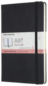 MOLESKINE Carnet de croquis Bullet Notebook, L/A5, noir