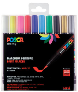 POSCA Marqueur à pigment PCF-350, étui de 3