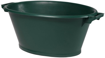 EDA Bassine ovale, 50 litres, plastique, vert