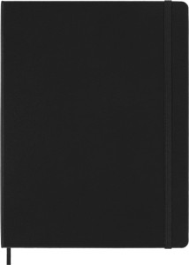 MOLESKINE Carnet rigide, XL/A4, uni, noir