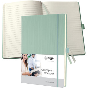 sigel Notizbuch Conceptum, DIN A4, liniert, blau