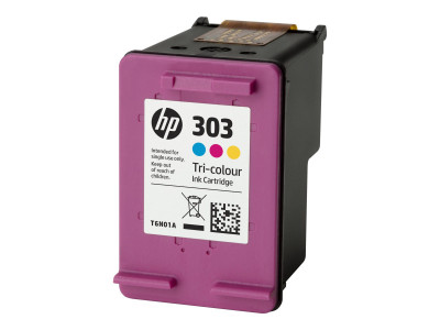 HP : HP 303 TRI-COLOR ORIGINAL INK EN/RU pour R/PL/CZ/HU cartridge