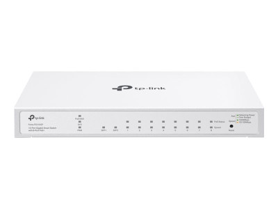 TP-Link : 10-PORT GIGABIT SMART SWITCH avec 8-PORT POE+ PORT:8 GIGABIT