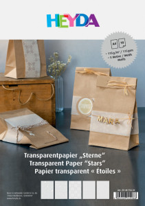 HEYDA Transparentpapier-Set Weihnachten 