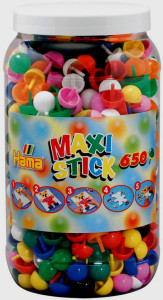 Hama Maxi Stick Stecker, in Kunststoffdose, 250 Stück