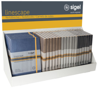 sigel Notizbuch Linescape, DIN A5 hoch, Display