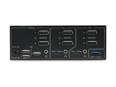 Startech : SWITCH KVM DISPLAYPORT 2 PORTS 8K 60HZ / 4K 144HZ DP 1.4