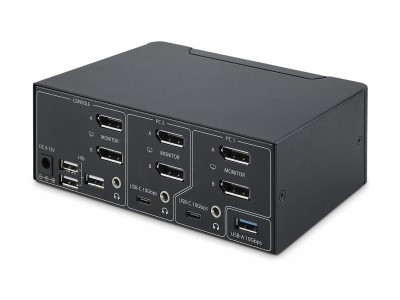 Startech : SWITCH KVM DISPLAYPORT 2 PORTS 8K 60HZ / 4K 144HZ DP 1.4