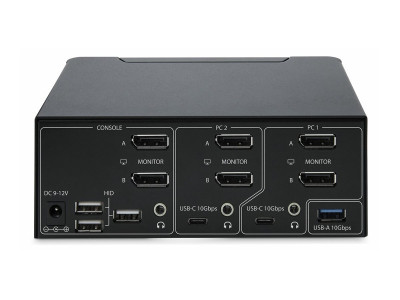 Startech : SWITCH KVM DISPLAYPORT 2 PORTS 8K 60HZ / 4K 144HZ DP 1.4