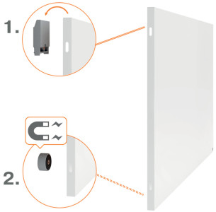 nobo Tableau blanc Infinity Steel, (L)900 x (H)600 mm