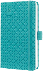 sigel Agenda de poche Jolie Flair 2025, A6, bleu ciel