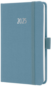 sigel Agenda de poche Jolie Feel 2025, textile, A6, gris