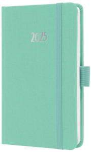 sigel Agenda de poche Jolie Feel 2025, textile, A6, gris