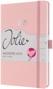 sigel Agenda de poche Jolie Feel 2025, textile, A5, gris