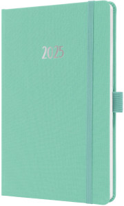 sigel Agenda de poche Jolie Feel 2025, textile, A5, gris