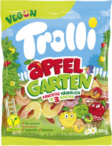 Trolli Fruchtgummi APFELGARTEN, 150 g Beutel