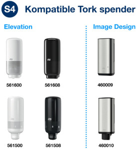 TORK Händedesinfektionsgel, 1.000 ml, transparent