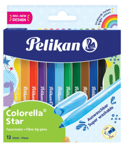 Pelikan Feutre colorella star, étui carton de 50