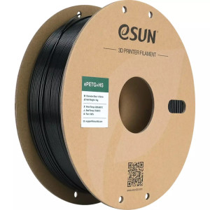 Esun EPETG+HS 1,75mm SOLID BLACK 1kg ESUN 3D FILAMENT