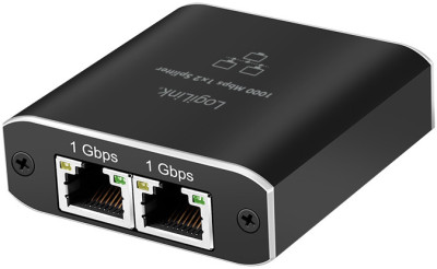 LogiLink Répartiteur Gigabit Ethernet, RJ45/USB-C - 2x RJ45