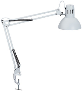 MAUL Lampe de bureau à LED MAULstudy, avec pince, argent