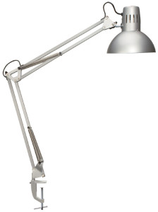 MAUL Lampe de bureau à LED MAULstudy, avec pince, argent