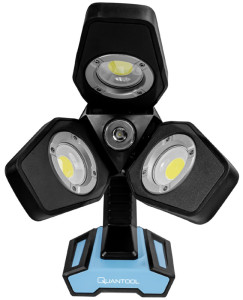 QUANTOOL Projecteur de travail LED WORKING LIGHT, 3 volets