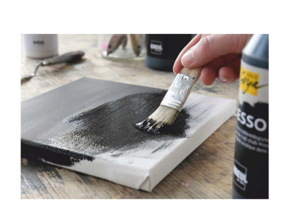 Restposten: KREUL Acrylgrundierung SOLO Goya Gesso, schwarz