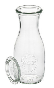 APS Carafe Weck avec couvercle, 250 ml, set de 6