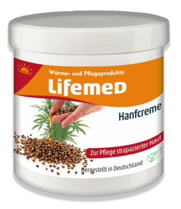 Lifemed Hanfcreme, 250 ml Tiegel