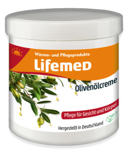 Lifemed Olivenölcreme, 250 ml Tiegel