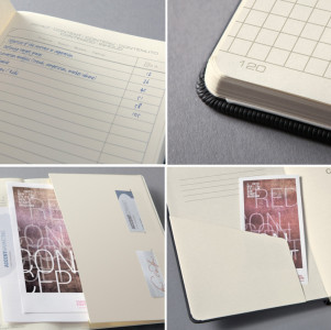 sigel Carnet de notes Conceptum, A5, quadrillé, beige