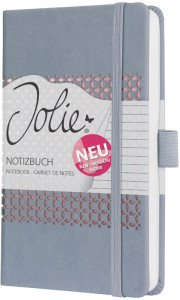 sigel Carnet Jolie Impress, similicuir, A6, gris