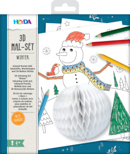 HEYDA Kit de coloriage 3D 