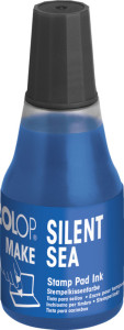 COLOP Encre pour tampon encreur MAKE, 25 ml, calm blue